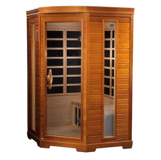 Dynamic Heming 2-person Corner Low EMF FAR Infrared Sauna (Canadian Hemlock) - Image 2