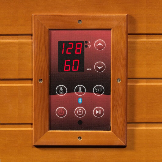 Dynamic Heming 2-person Corner Low EMF FAR Infrared Sauna (Canadian Hemlock) - Image 5