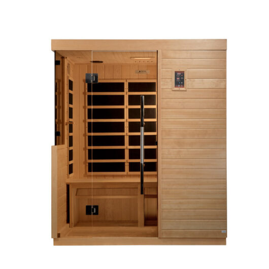 Dynamic Bilbao 3-person Ultra Low EMF FAR Infrared Sauna (Canadian Hemlock) - Image 3