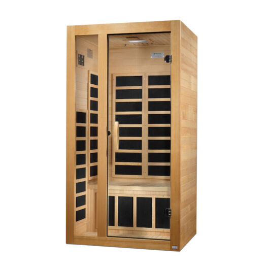 Dynamic Gracia 1-2-person Low EMF FAR Infrared Sauna (Canadian Hemlock) - Image 2