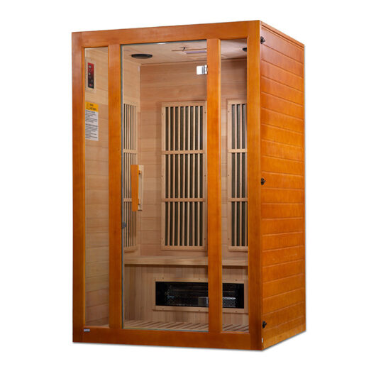 Maxxus Aspen 2-Person Low EMF FAR Infrared Sauna (Canadian Hemlock) - Image 2