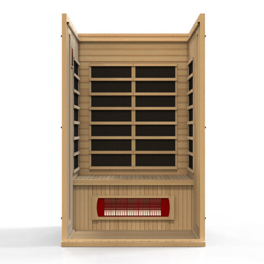 Maxxus Serenity 2-Person Low EMF FAR Infrared Sauna (Canadian Hemlock) - Image 7