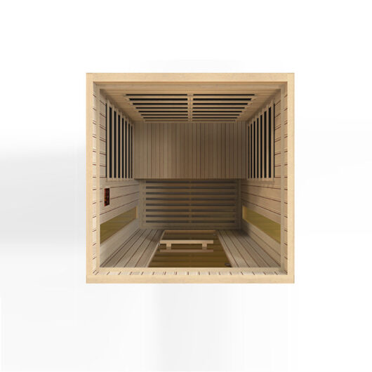Maxxus Serenity 2-Person Low EMF FAR Infrared Sauna (Canadian Hemlock) - Image 6